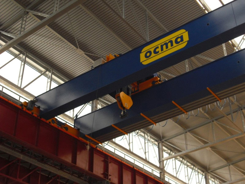 Gru a ponte bitrave (portata 60 ton - scart. 24 mt)