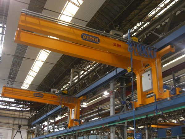 Gru a bicicletta bitrave (portata 3 ton - sbraccio 6 mt)